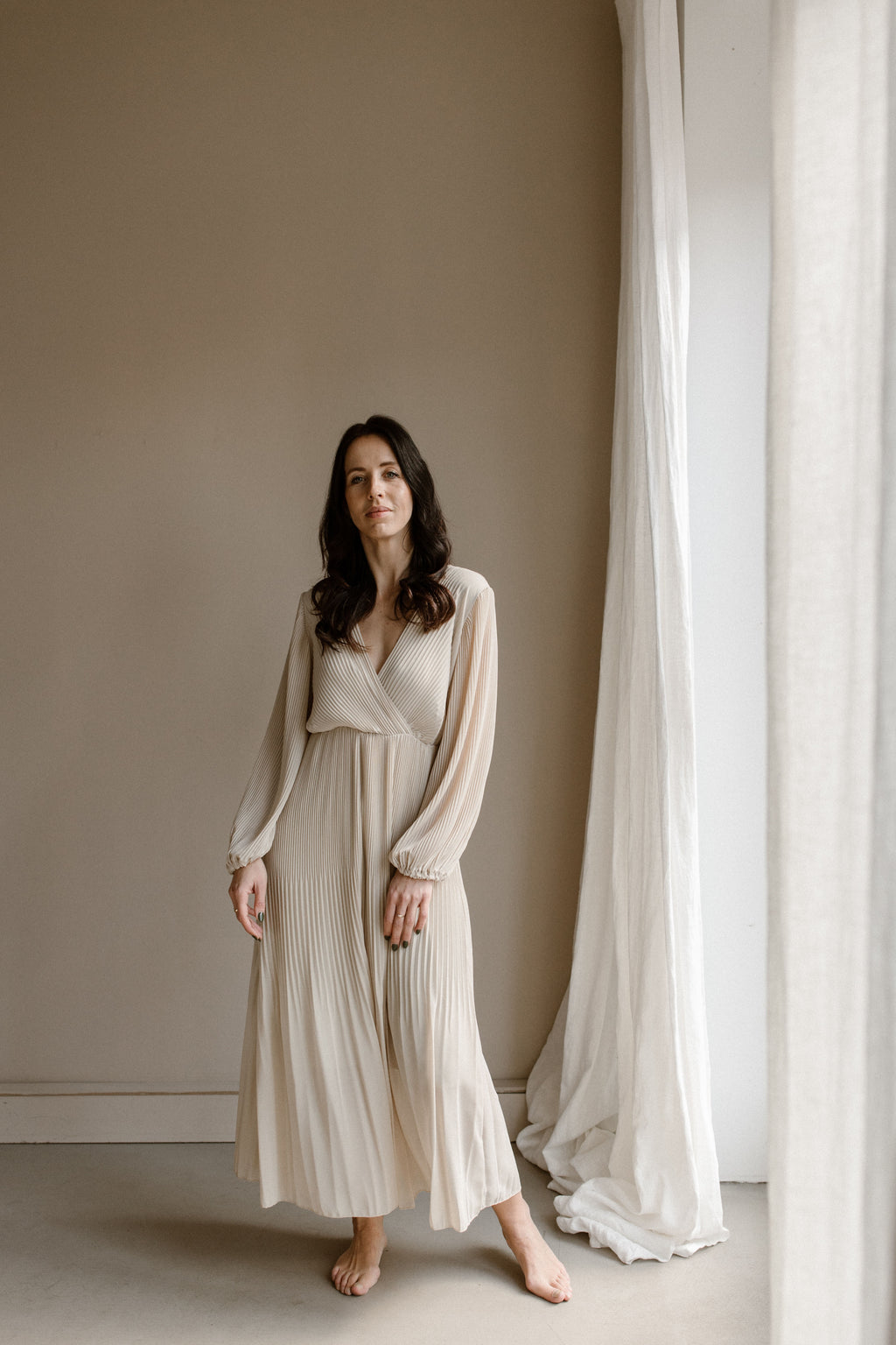 Jurk Fem Creme