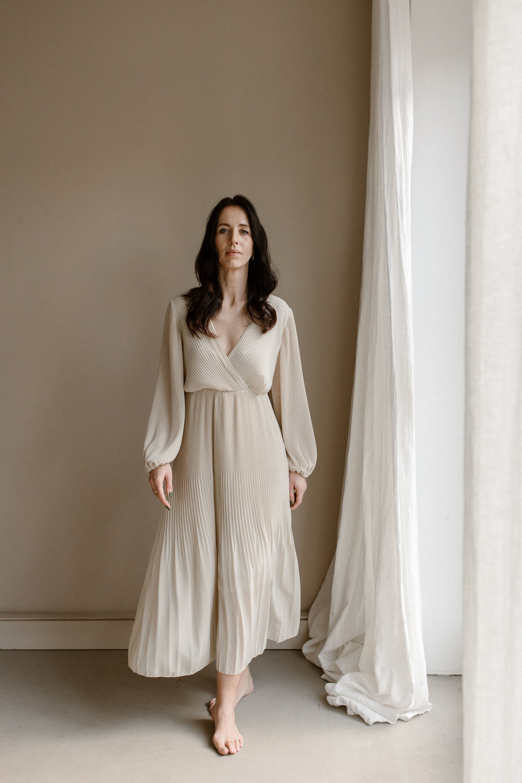 Jurk Fem Creme