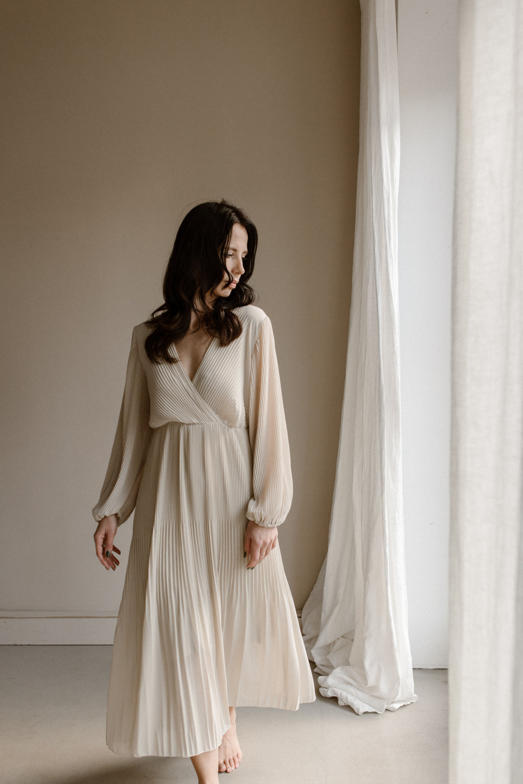 Jurk Fem Creme