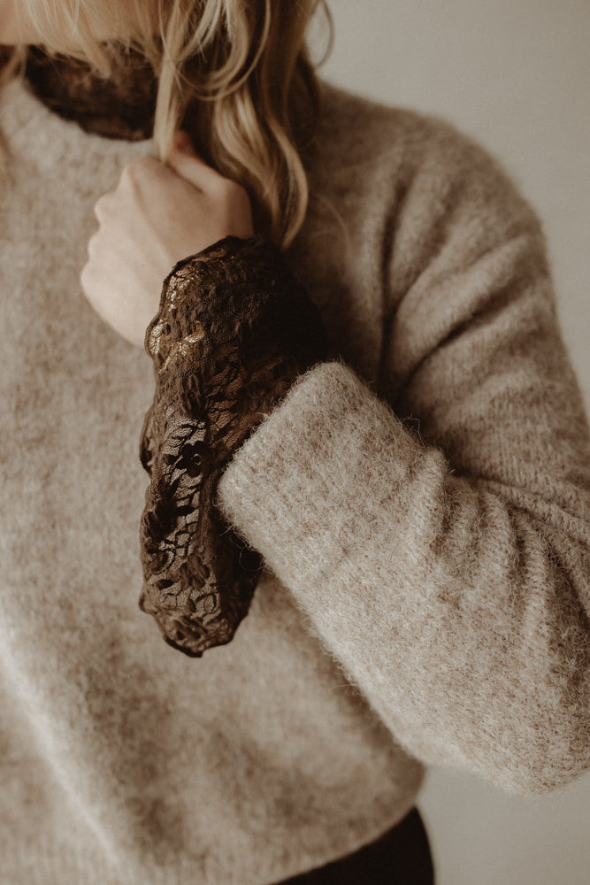 Trui Lily taupe