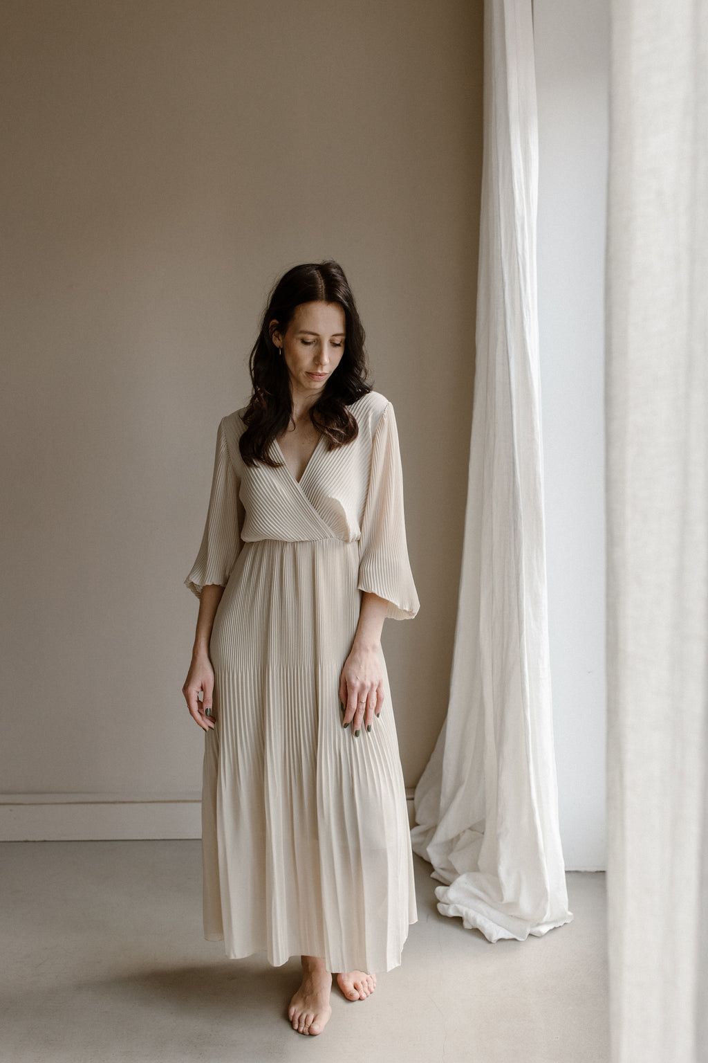 Jurk Fem Creme