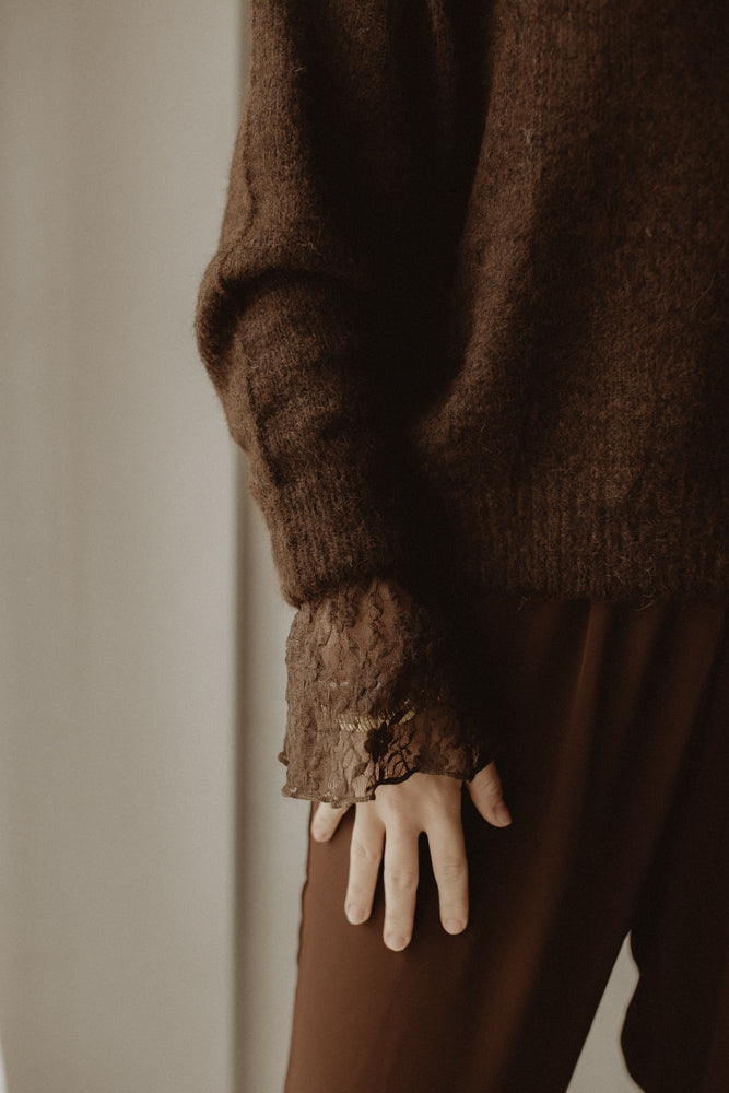 Sweater Lily dark brown