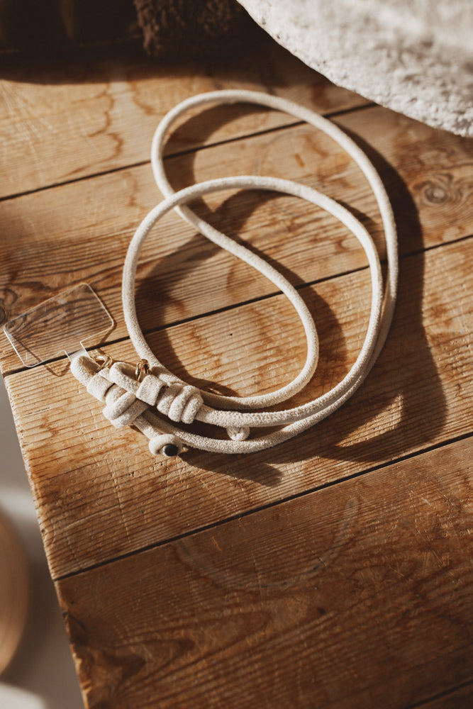 Phone cord Cream