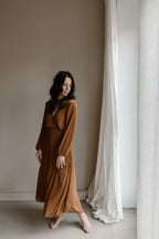 Jurk Fem Camel