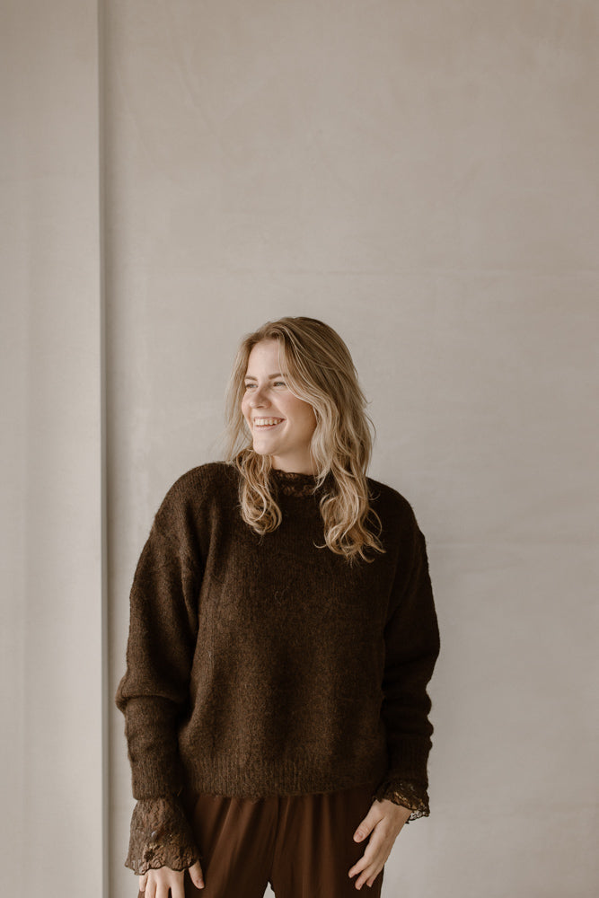 Sweater Lily dark brown