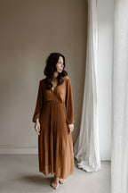 Jurk Fem camel