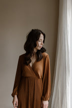 Jurk Fem Camel