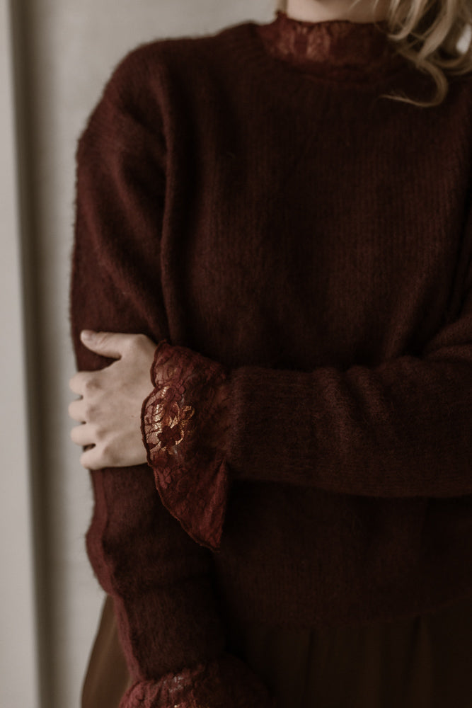 Trui Lily Bordeaux