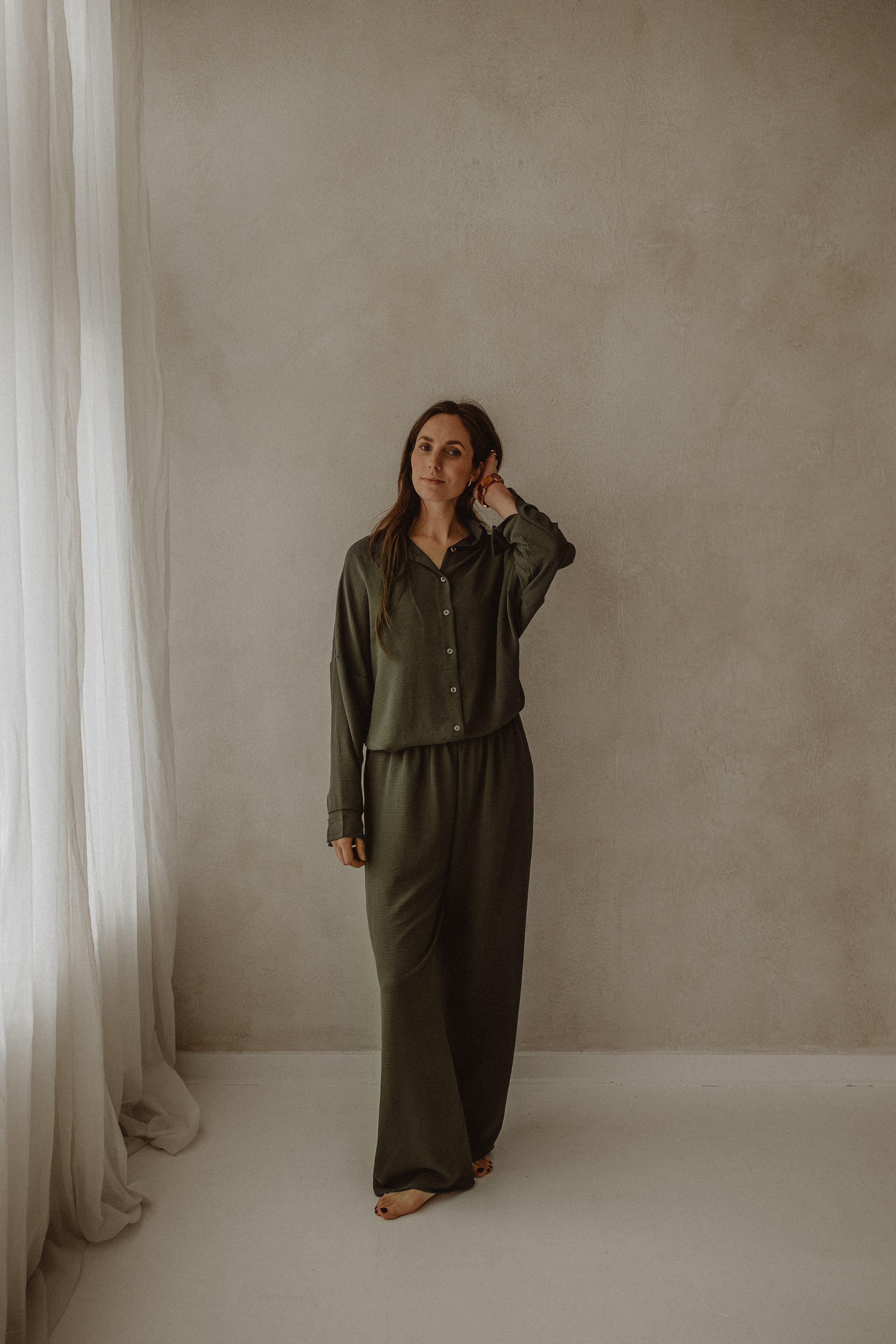 Blouse Cato Leger Groen