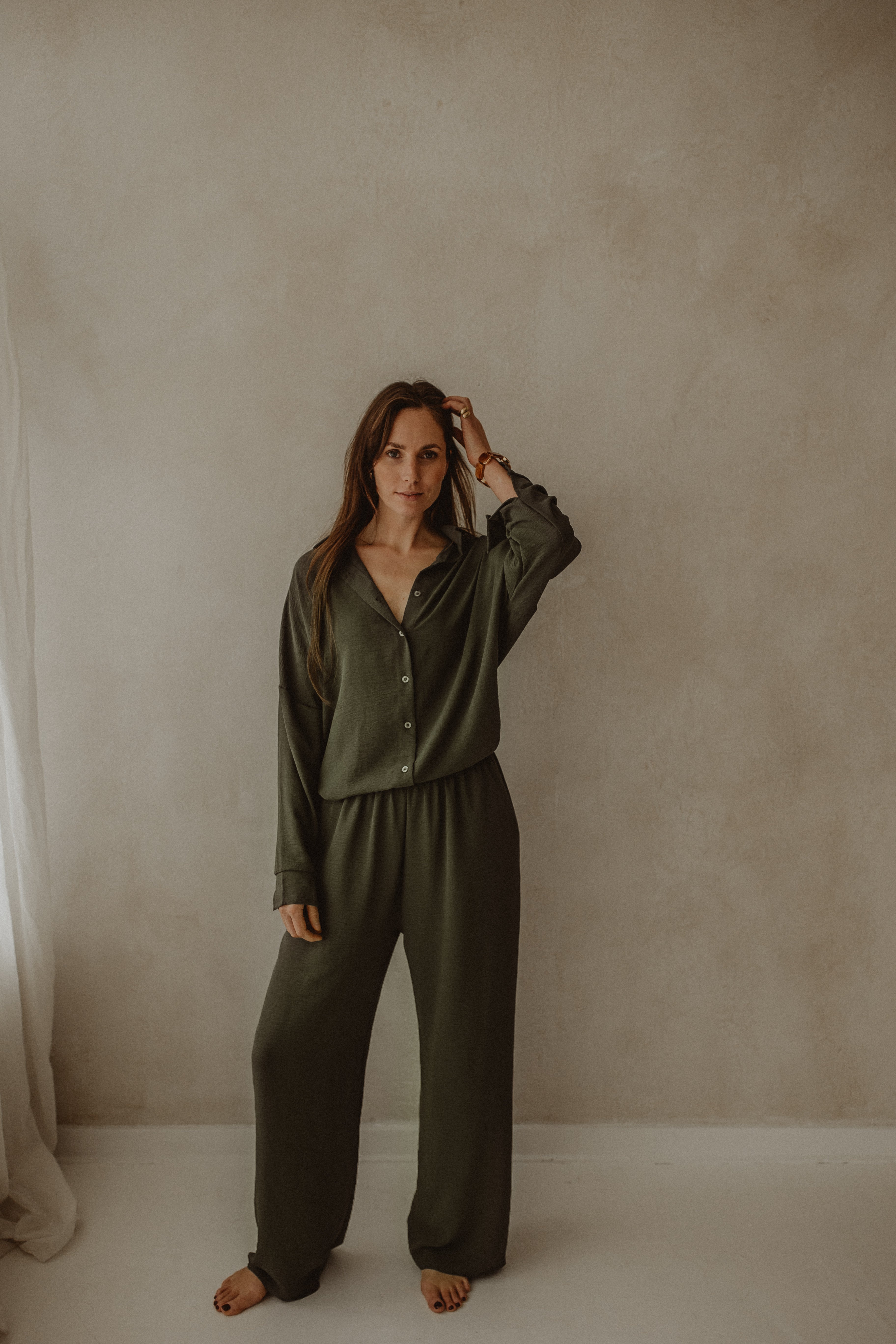 Blouse Cato Leger Groen