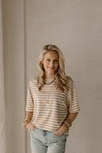 T-Shirt Suus Light Camel/Cream