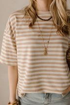 T-Shirt Suus Light Camel/Cream