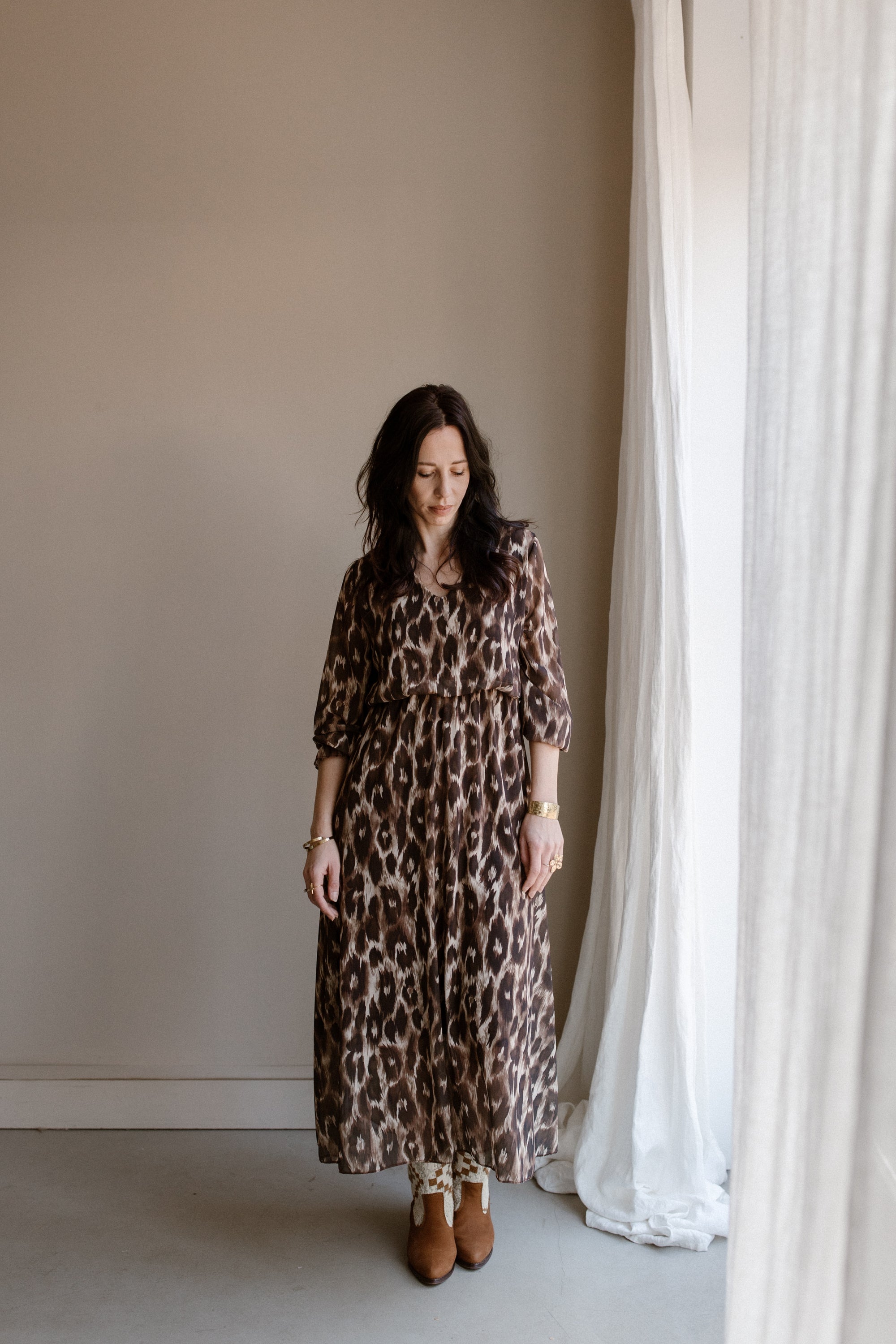 Dress Panter Print