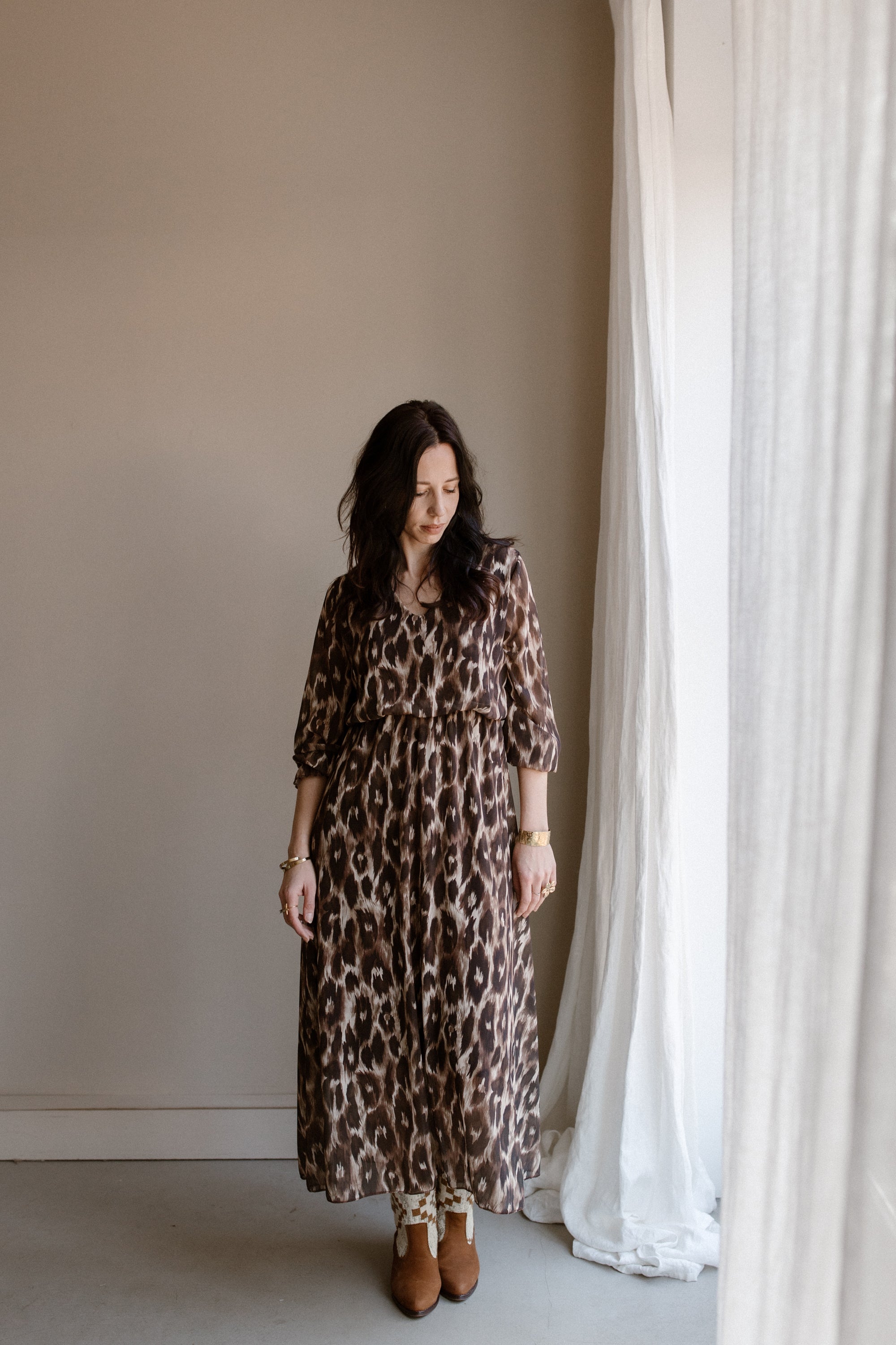 Dress Panter Print