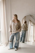 Sweater Feline Light Camel