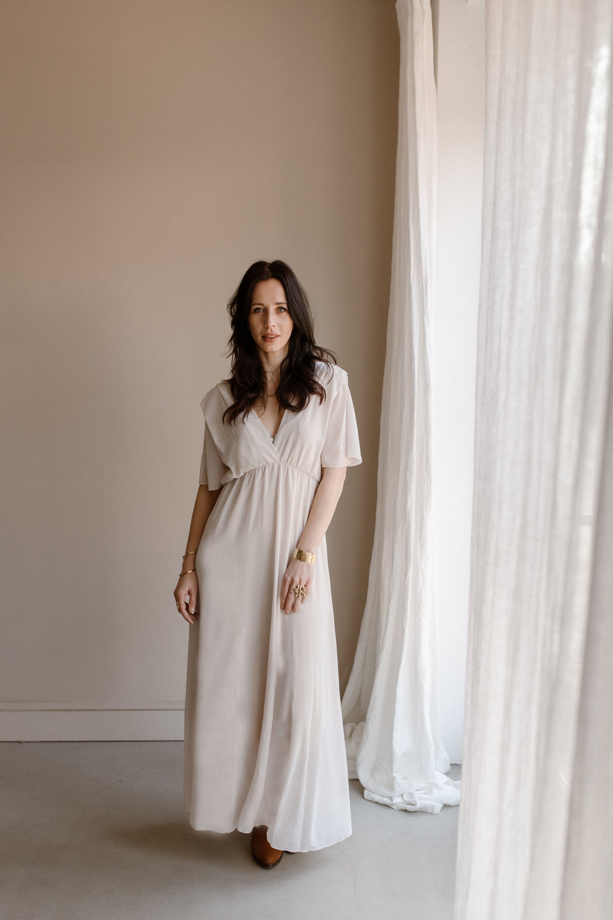 Jurk Saar beige