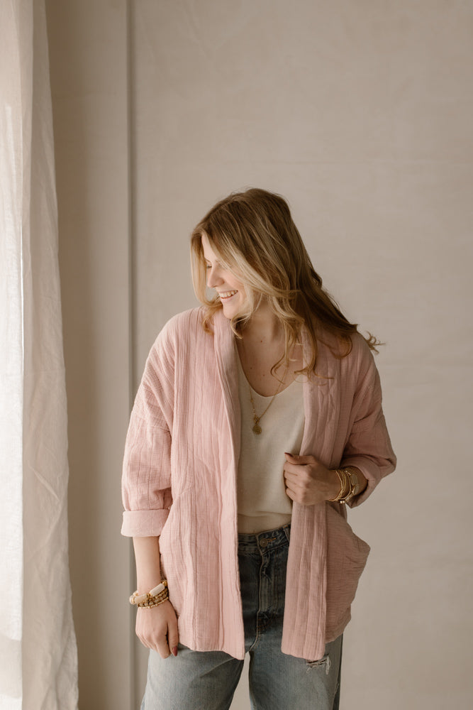 Jasje Jet zacht oud roze