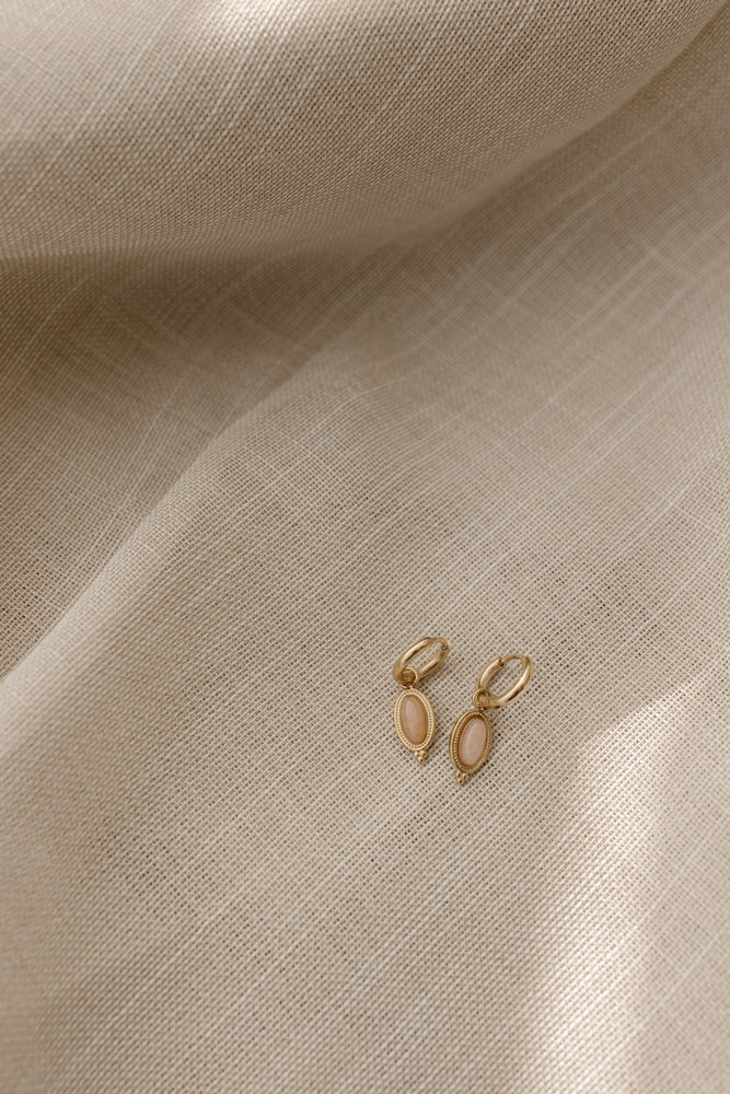 Lima off-white earring