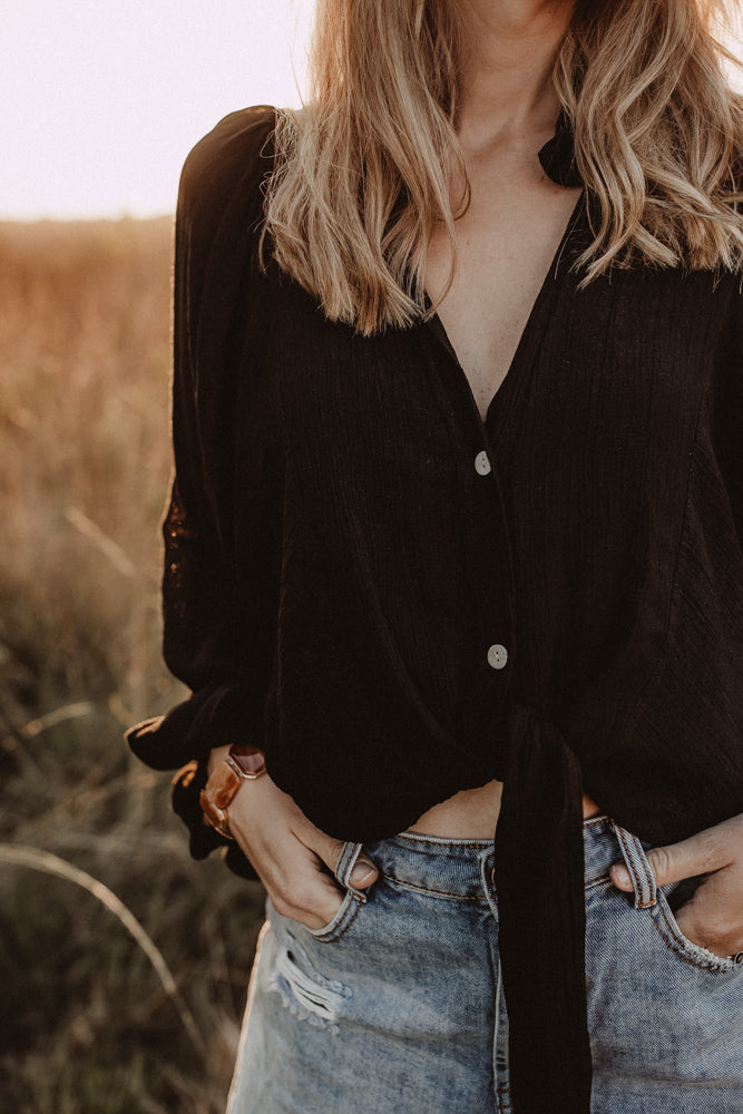 Blouse James black