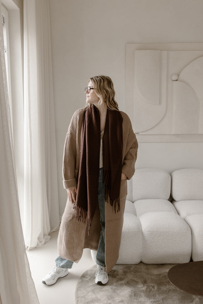 Vest Noa taupe