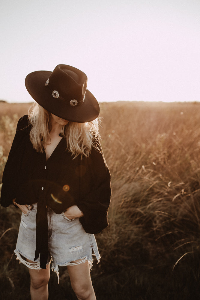 Blouse James black