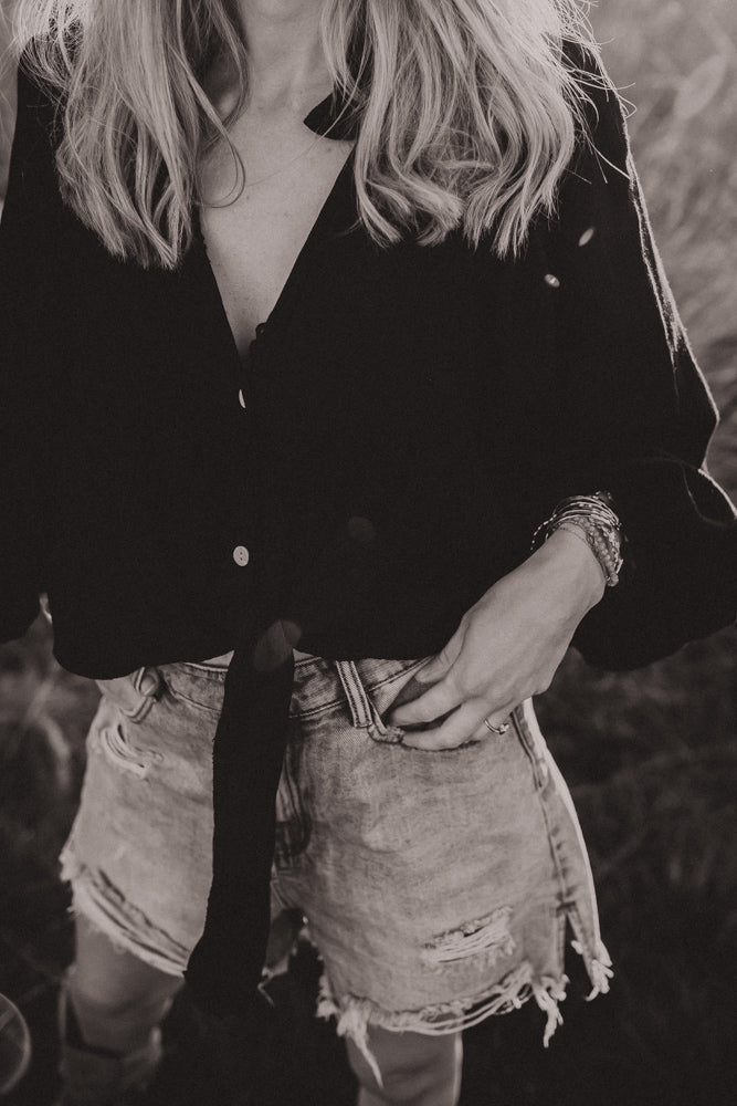 Blouse James black