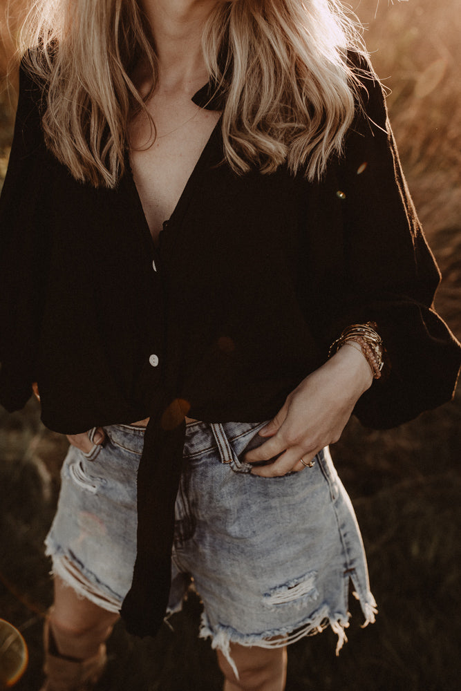 Blouse James black