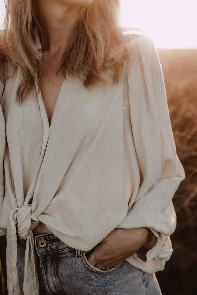 Blouse James beige