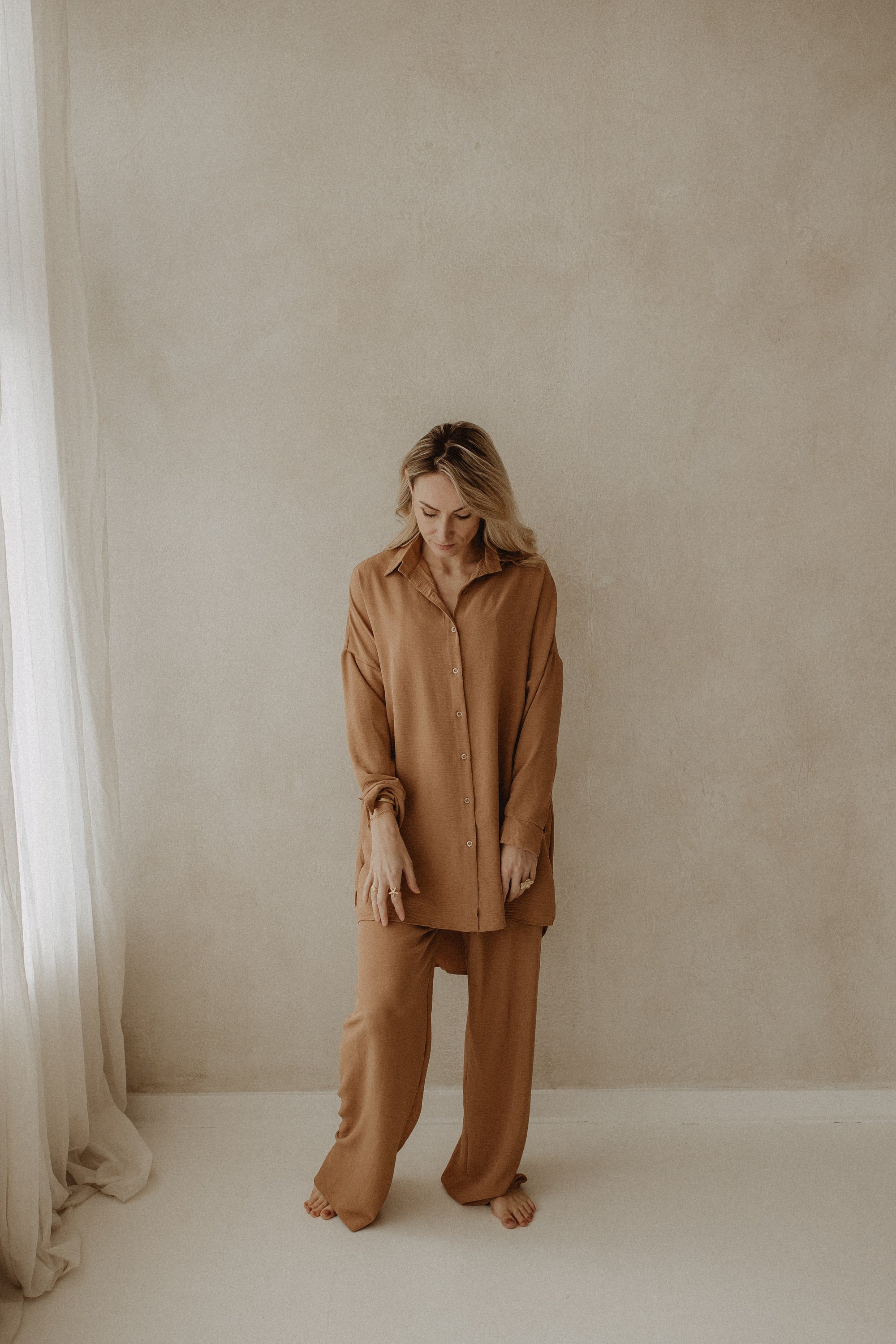 Blouse Cato Camel