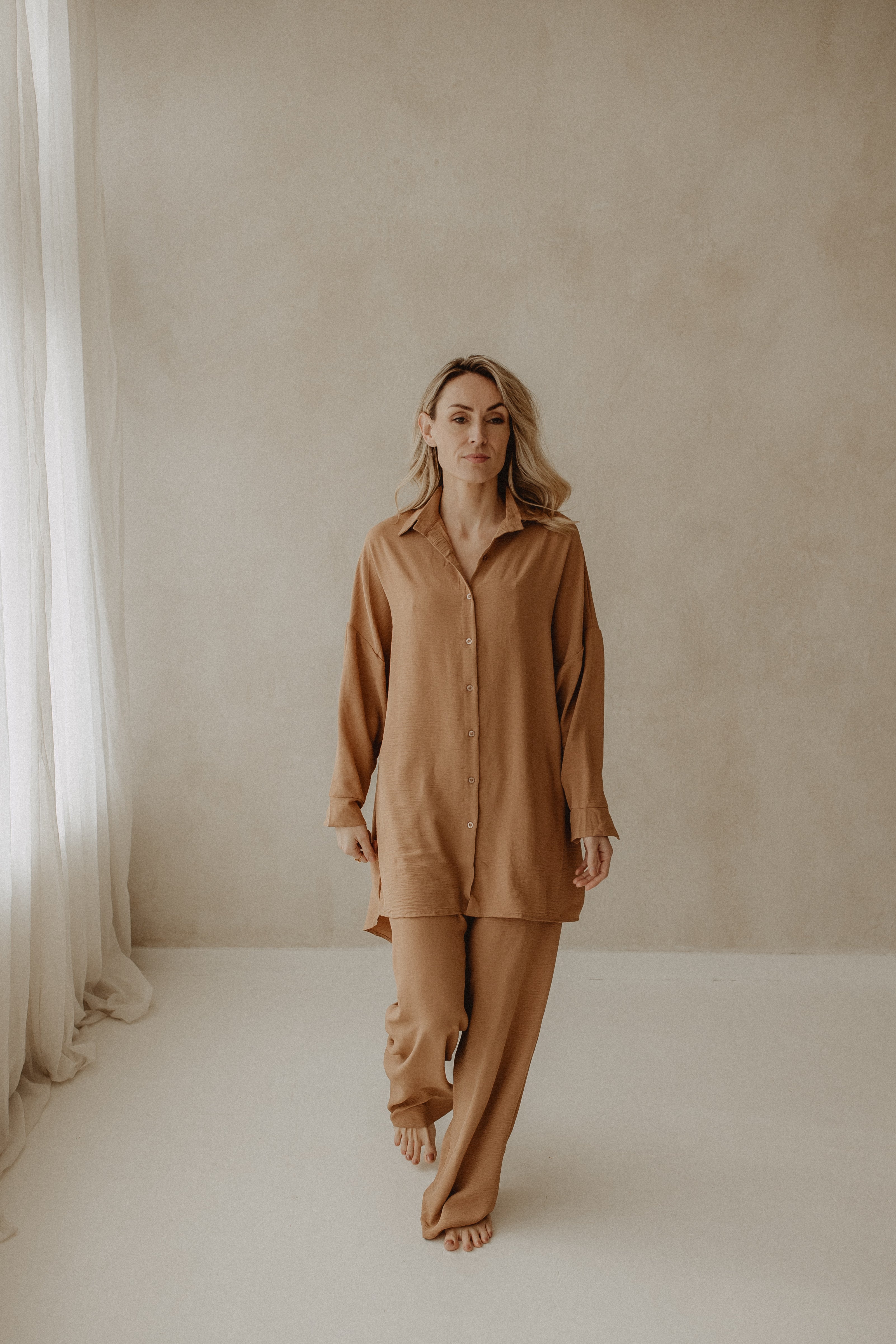 Blouse Cato Camel