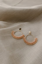 Peach earring