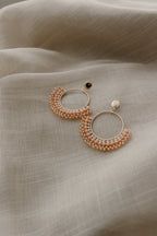 Peach earring