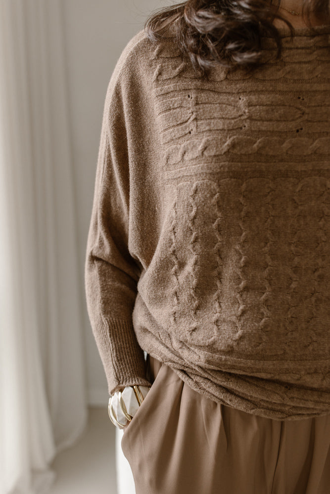 Trui Suze camel