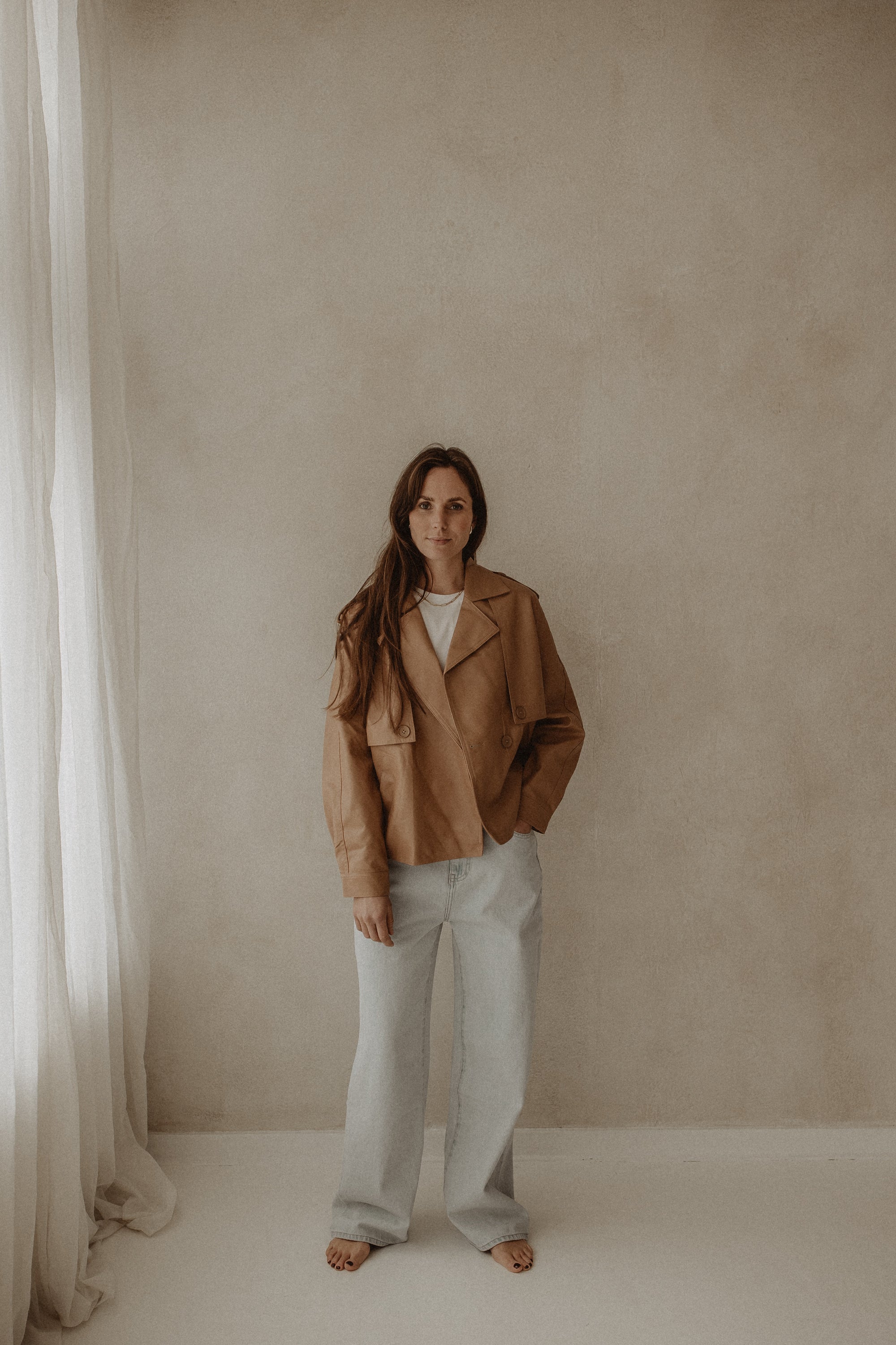 Jacket ruth light camel