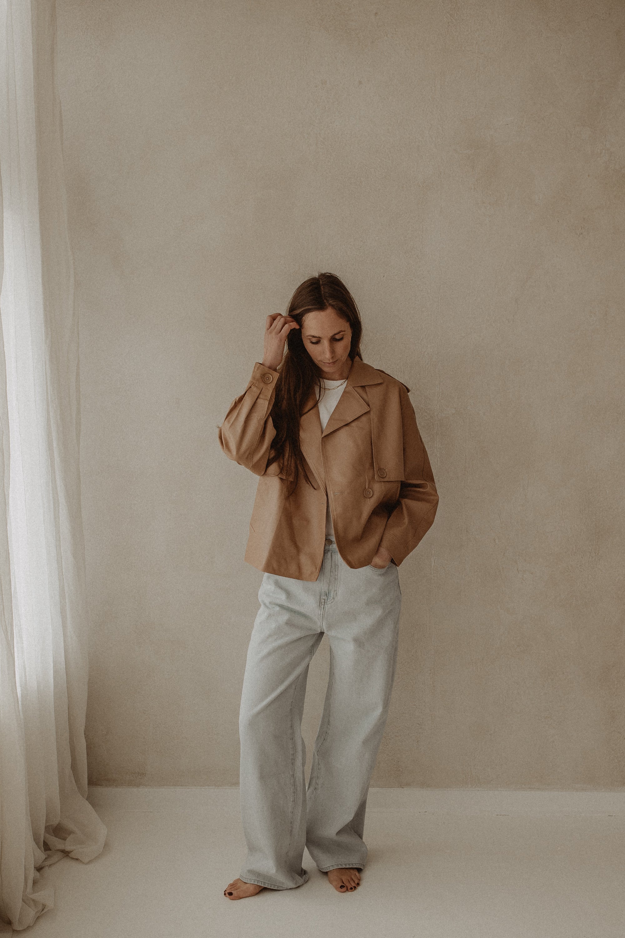 Jacket ruth light camel