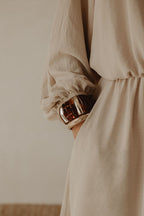 Jurk Luus Beige