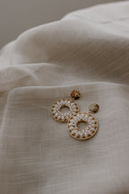 Lima off-white earring