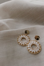 Lima off-white earring