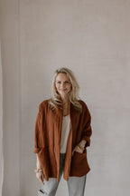Veste Jet marron rouille