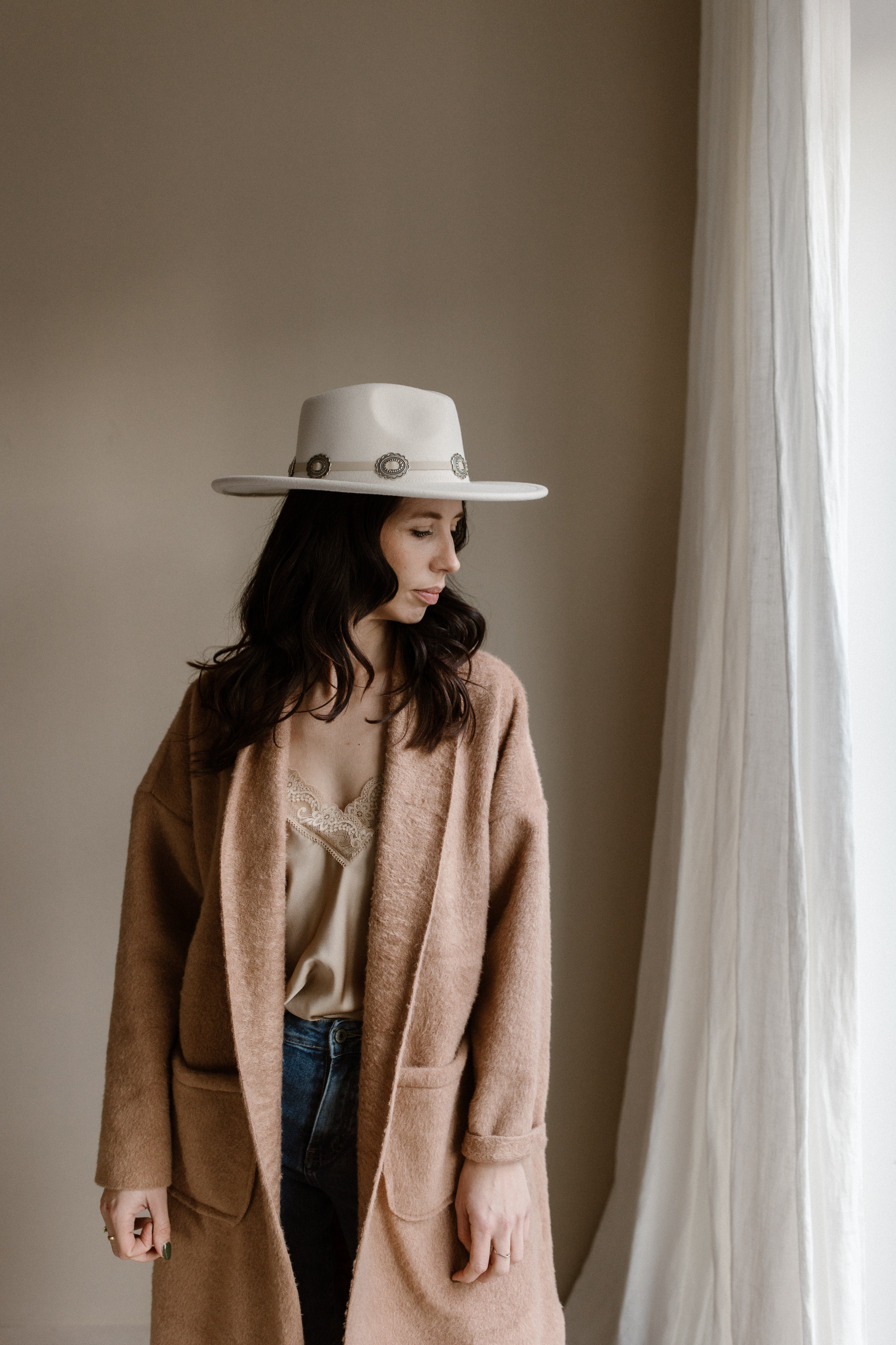 Hoed Kate Creme