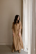 Dress Noor light camel