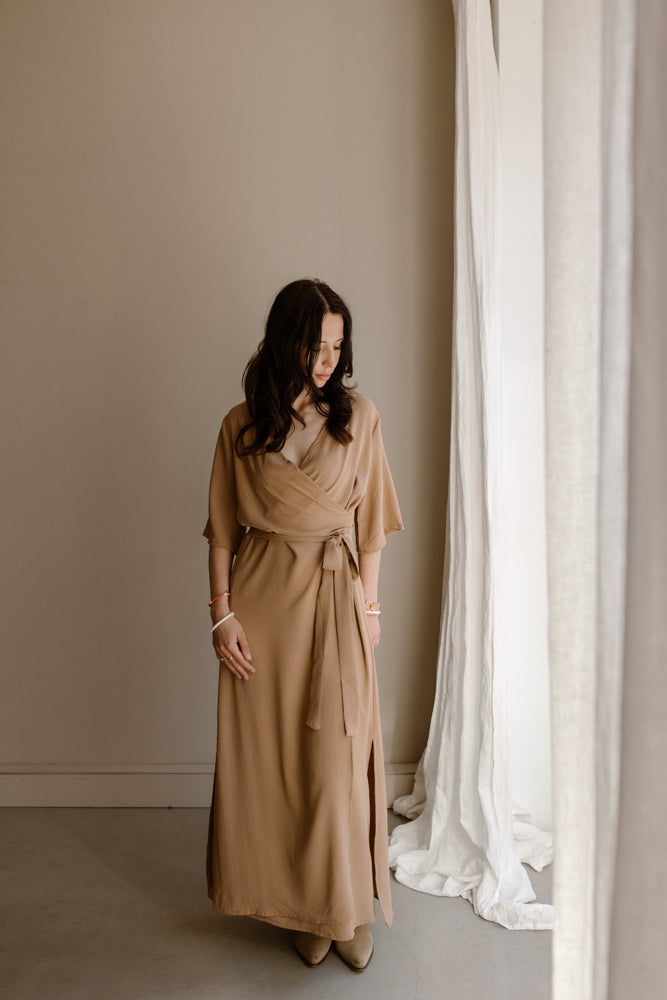 Kleid Noor hell camel