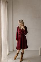 Jurk Keet burgundy