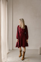 Jurk Keet burgundy