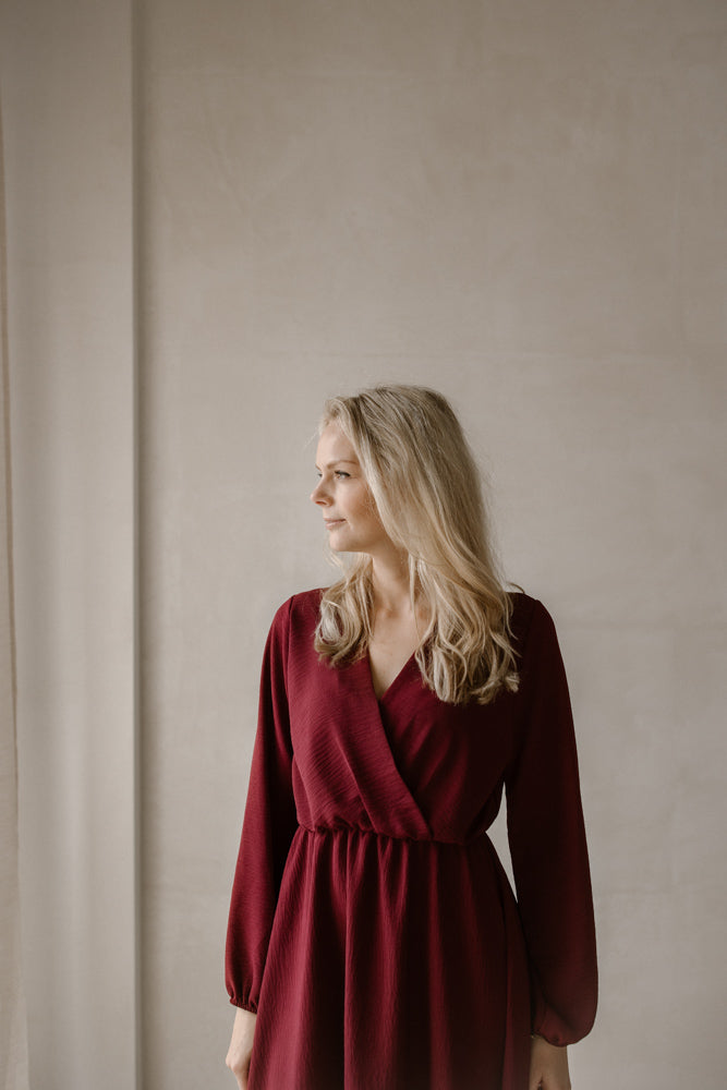 Jurk Keet burgundy