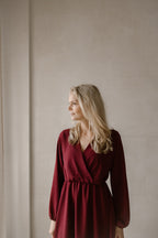 Jurk Keet burgundy