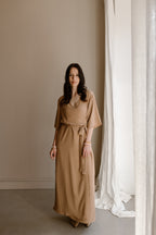 Dress Noor light camel