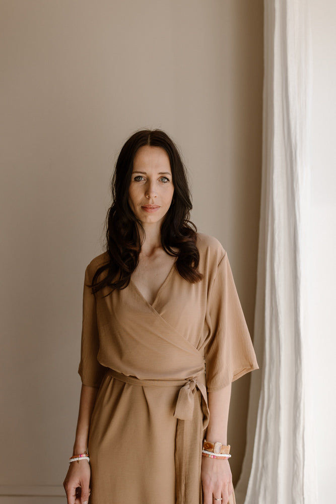 Kleid Noor hell camel