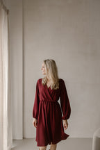Jurk Keet burgundy
