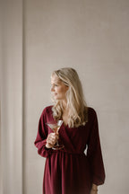 Jurk Keet burgundy